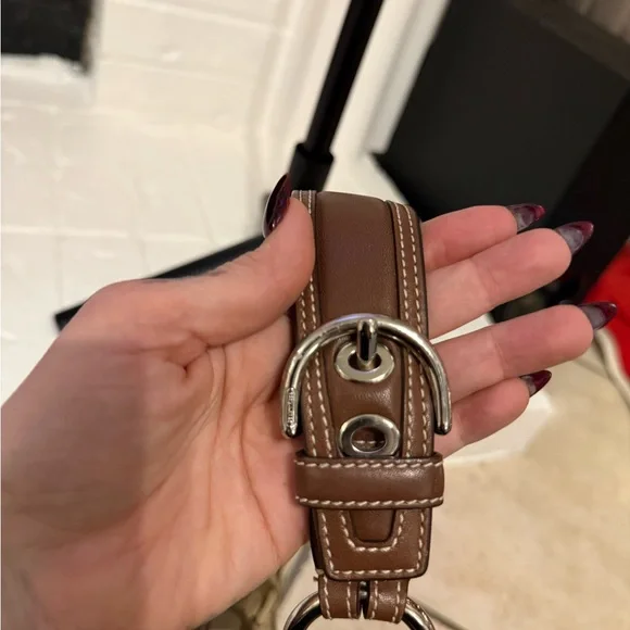 Vintage Coach Signature Shoulder Hobo Bag - Picture 5 of 6